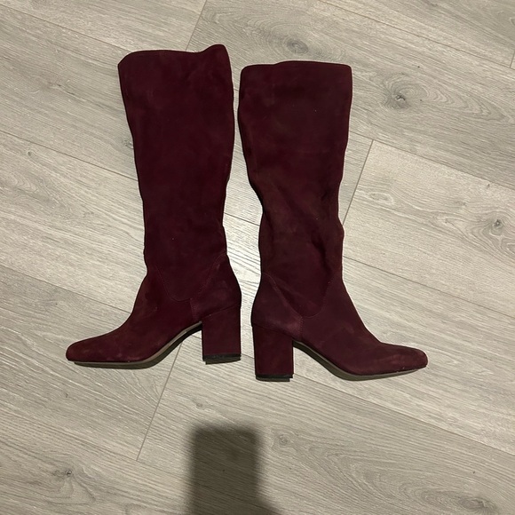 💚💚Extended Closet Clearout💚💚 Aldo Lilinia Burgundy Tall Boots - Picture 3 of 8